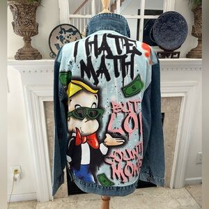 Richie Rich Graphic Graffiti Jacket